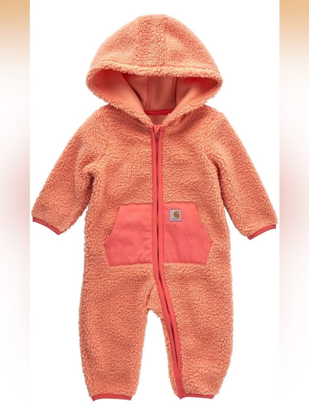 Carhartt Coral Sherpa Hooded One-Piece Coverall